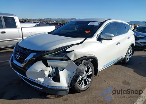 2020 Nissan Murano S Fwd from USA, damaged, VIN 5N1AZ2AJ9LN145005